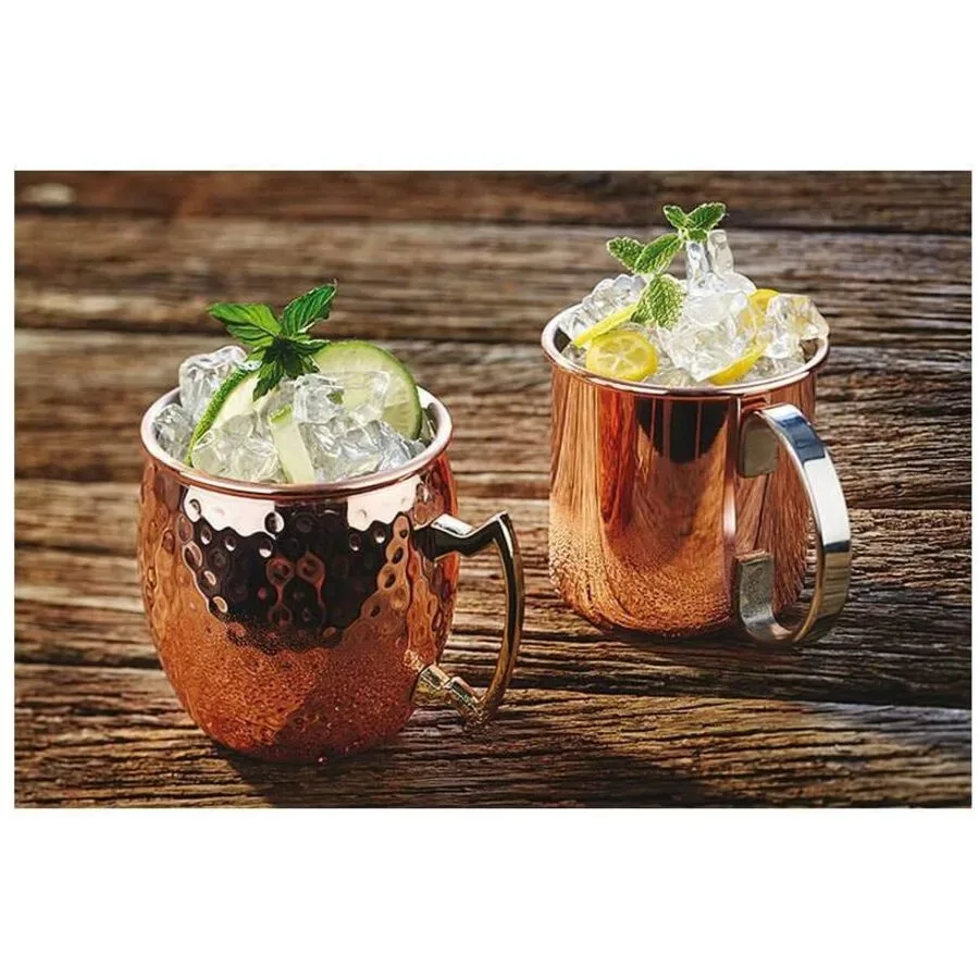 Paderno - Cocktail-Becher Moscow Mule Glatt, One Size