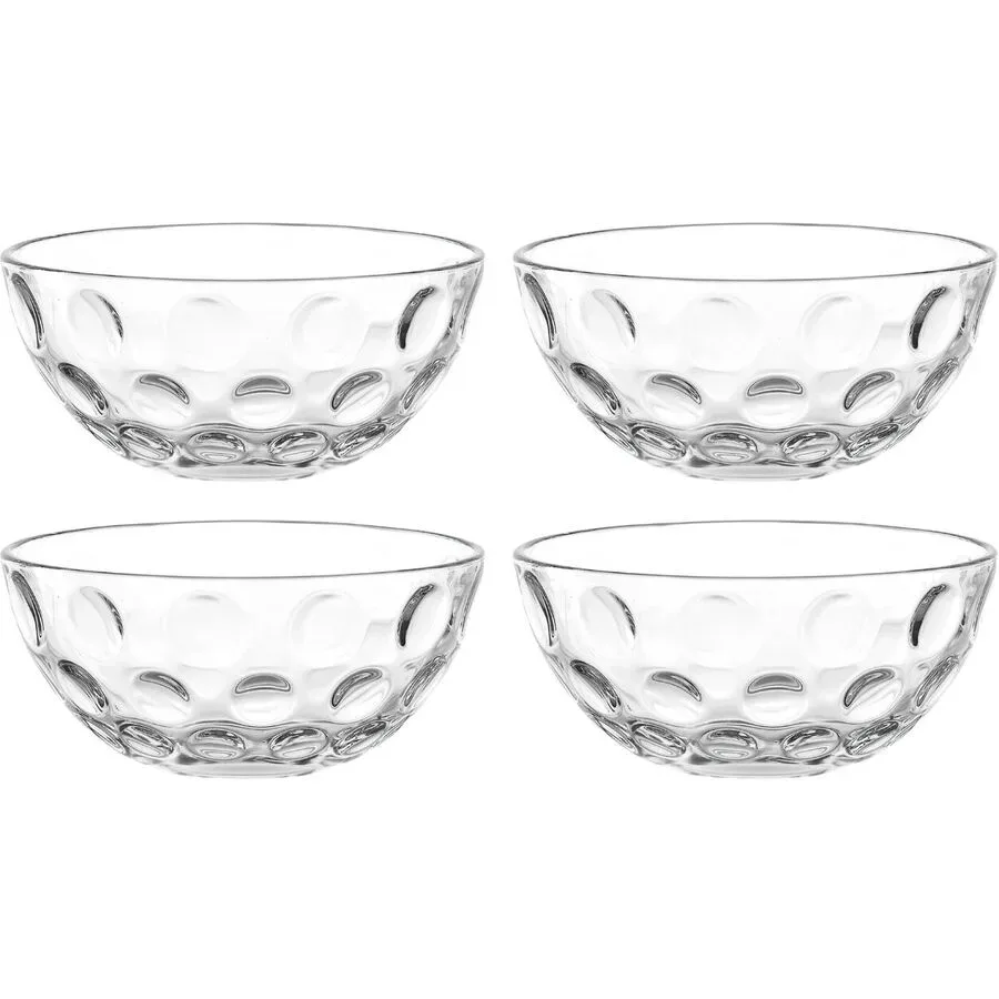 Schalen-Set Leonardo Transparent Glas D 10 cm 4 Stk