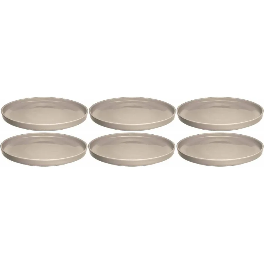 Teller-Set Leonardo Beige Keramik D 22 cm Spülmaschinenfest 6 Stk