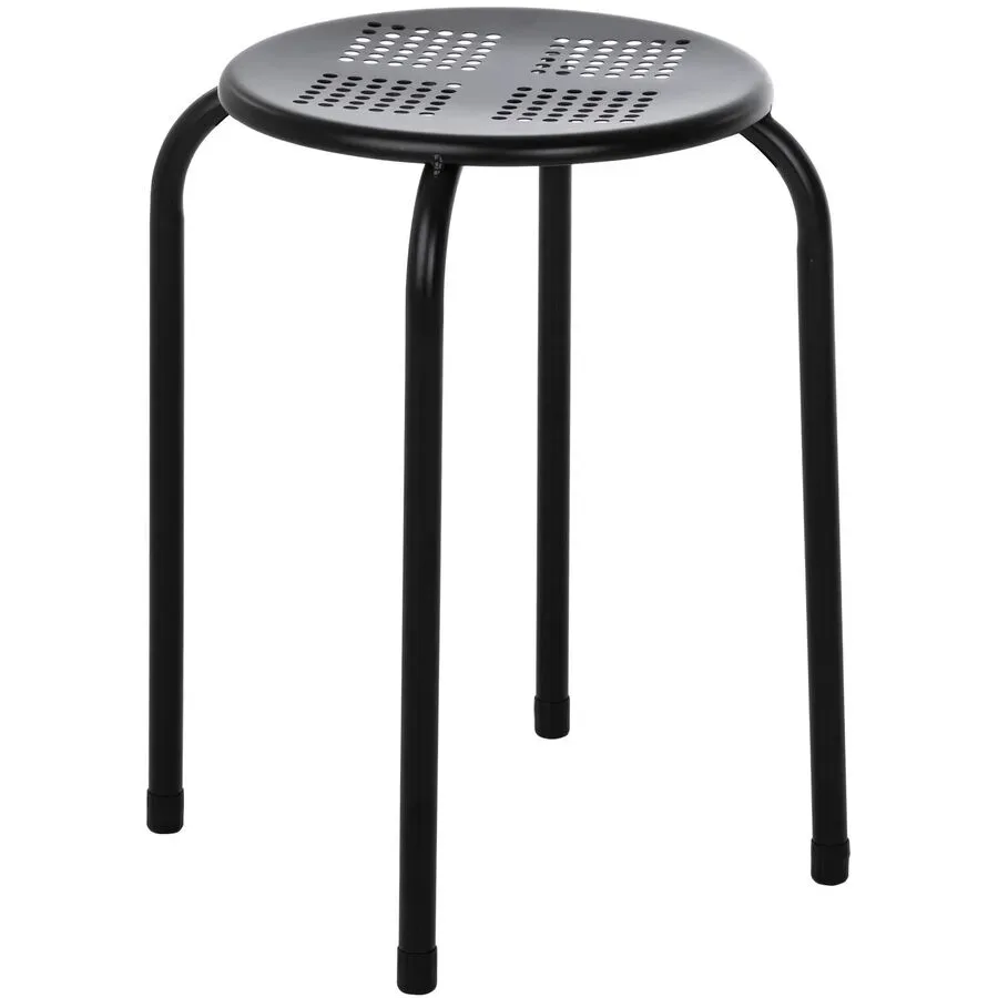 Hocker COCON Schwarz Metall B 29.5 cm H 44.5 cm - Hocker