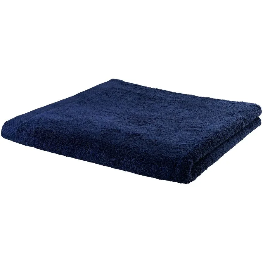 Handtuch COCON Blau Baumwolle B 50 T 100 cm - Farbe: Marineblau - Material: Baumwolle (CO) - Handtuch