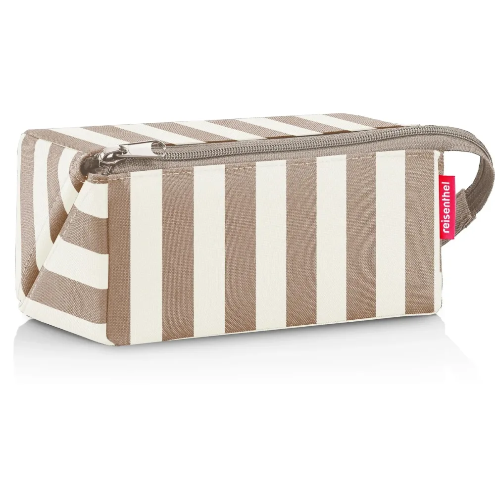 Kulturtasche Reisenthel Summerstripes Coffee Polyester B 23 H 11 cm