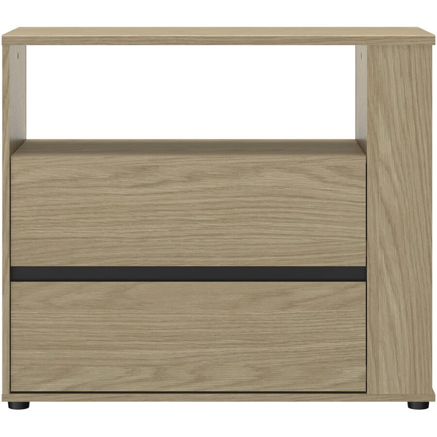 Kommode Natty Braun Holz 94 cm 40 cm - Farbe: eiche - Material: Holzwerkstoff - Kommode