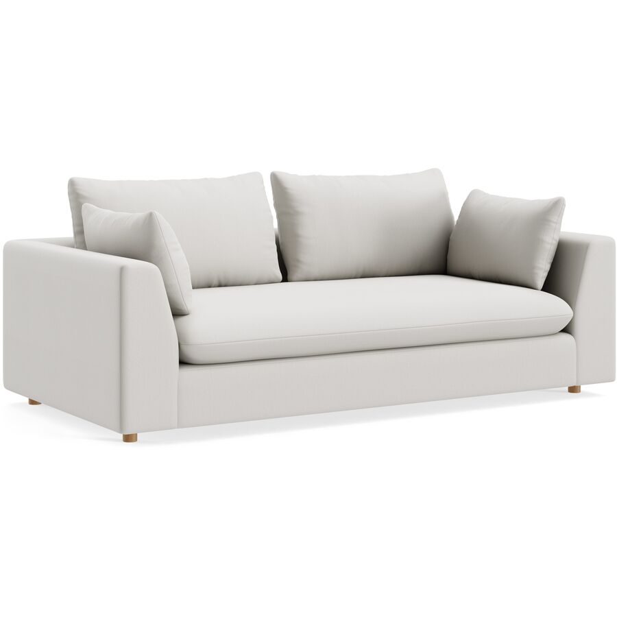 Sofa Milou Grau Stoff 209 cm 108 cm - Farbe: natur - Möbel Konfigurator: Traummöbel individuell zusammenstellen - Sofa