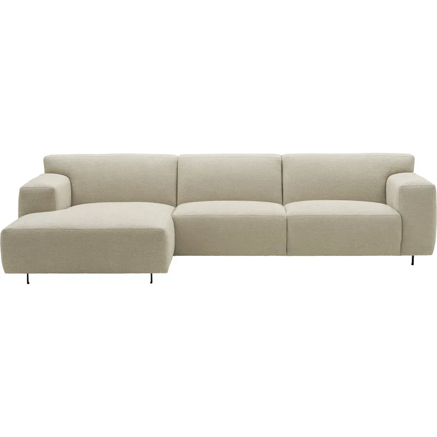 Sofa Vada Beige Stoff 300 cm 160 cm - Möbel Konfigurator: Traummöbel individuell zusammenstellen - Ecksofa