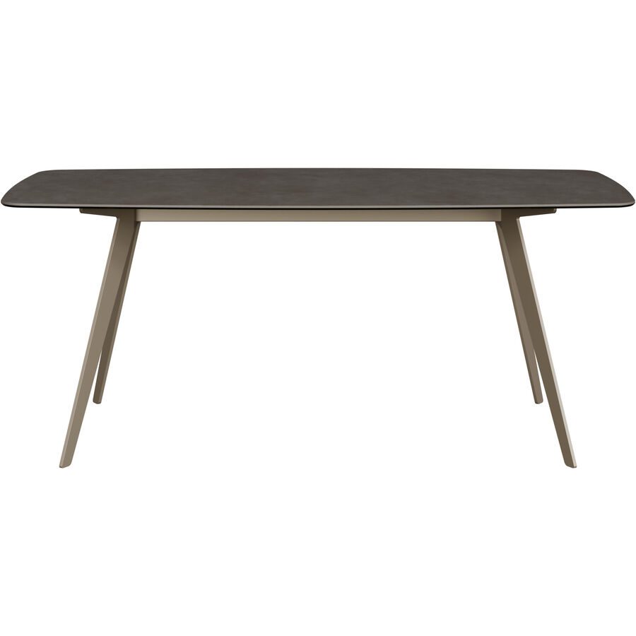 Esstisch Salazar Braun/Grau Keramik 100 cm - Farbe: taupe - Esstisch