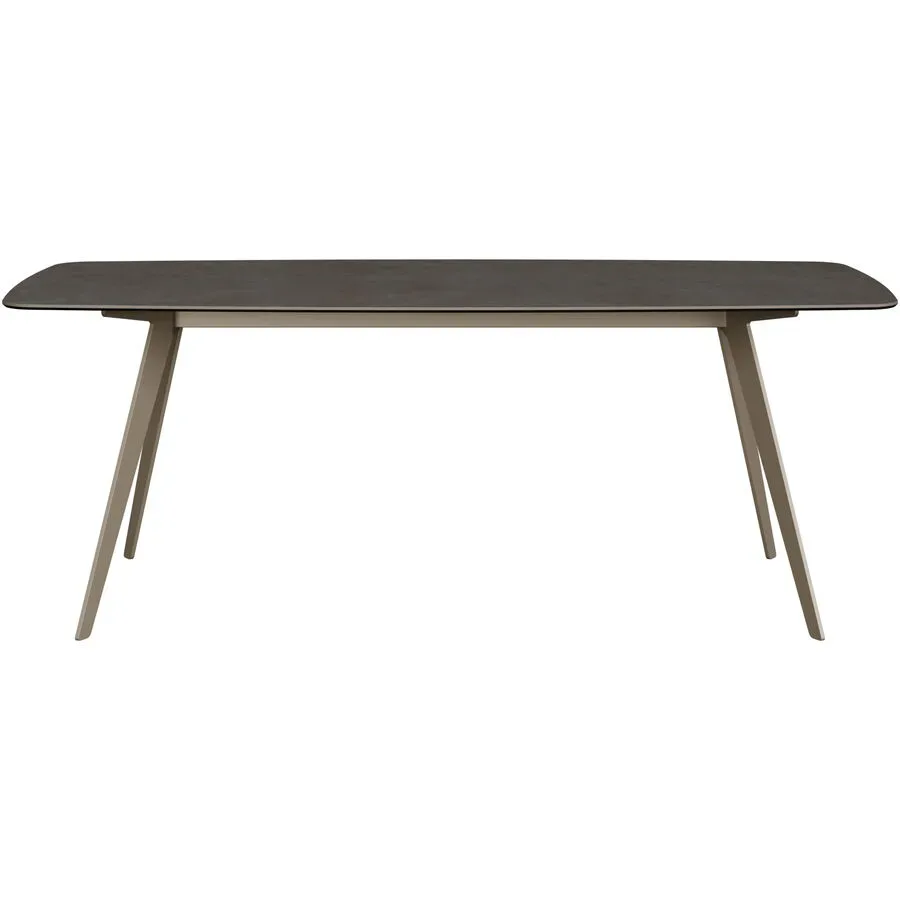 Esstisch Salazar Braun/Grau Keramik 100 cm - Farbe: taupe - Esstisch