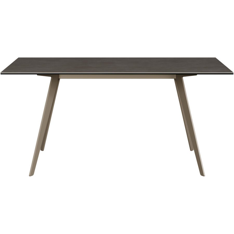 Esstisch Salazar Braun/Grau Keramik 100 cm - Farbe: taupe - Esstisch