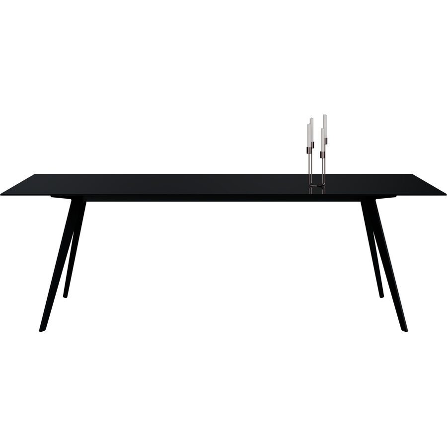 Esstisch Tame Schwarz Glas 100 cm - Esstisch