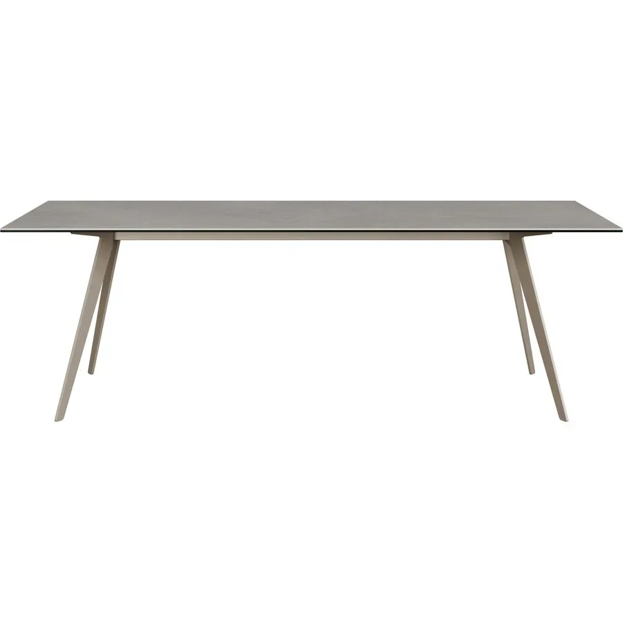 Esstisch Salazar Grau Keramik 100 cm - Esstisch