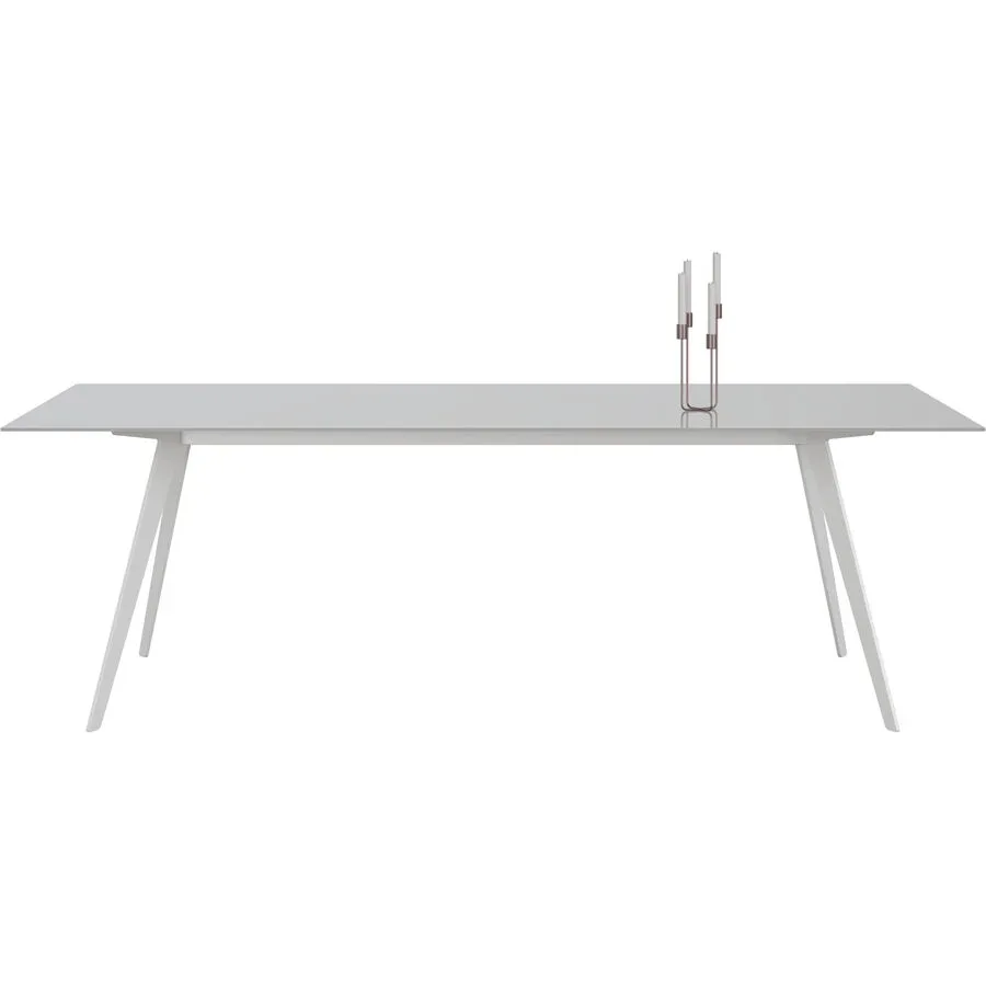 Esstisch Tame Weiss Glas 100 cm - Esstisch