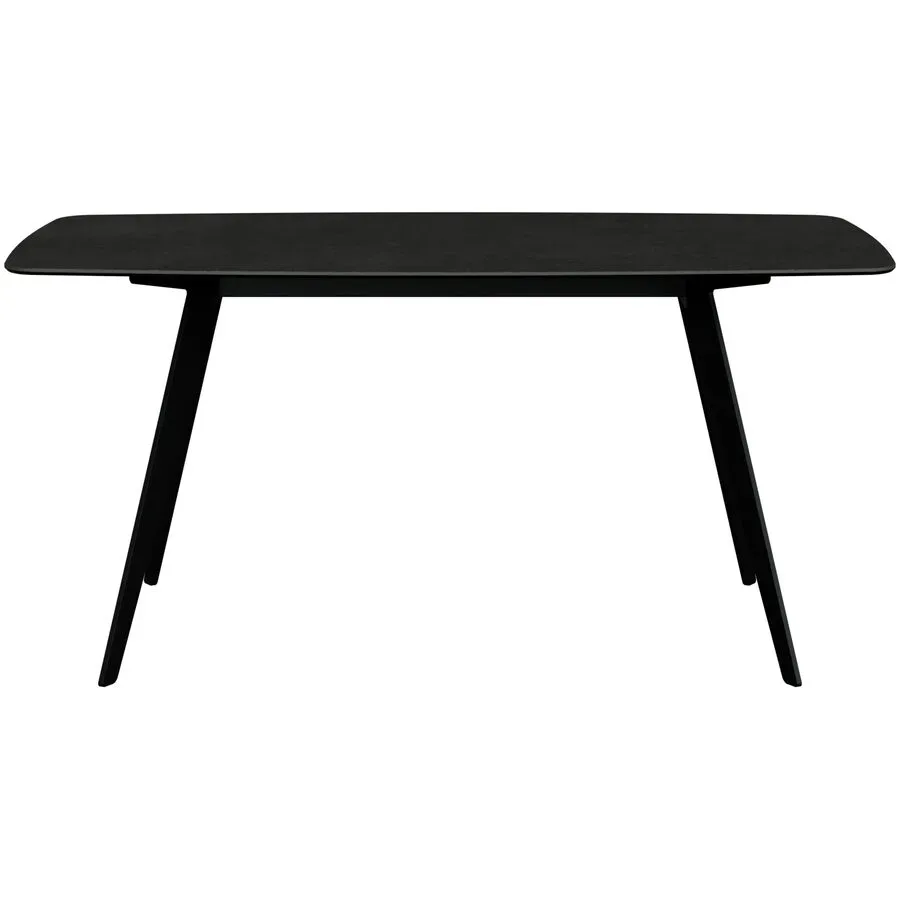 Esstisch Salazar Grau Keramik 100 cm - Farbe: anthrazit - Esstisch