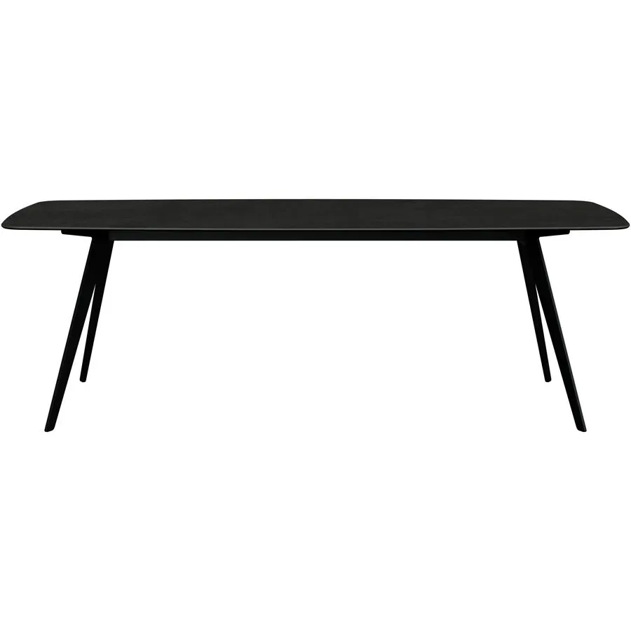 Esstisch Salazar Grau Keramik 100 cm - Farbe: anthrazit - Esstisch