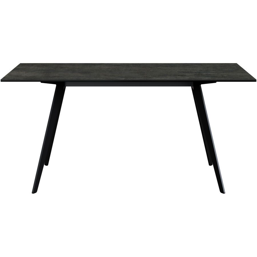 Esstisch Salazar Grau Keramik 100 cm - Farbe: anthrazit - Esstisch