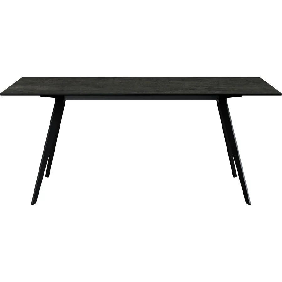 Esstisch Salazar Grau Keramik 100 cm - Farbe: anthrazit - Esstisch