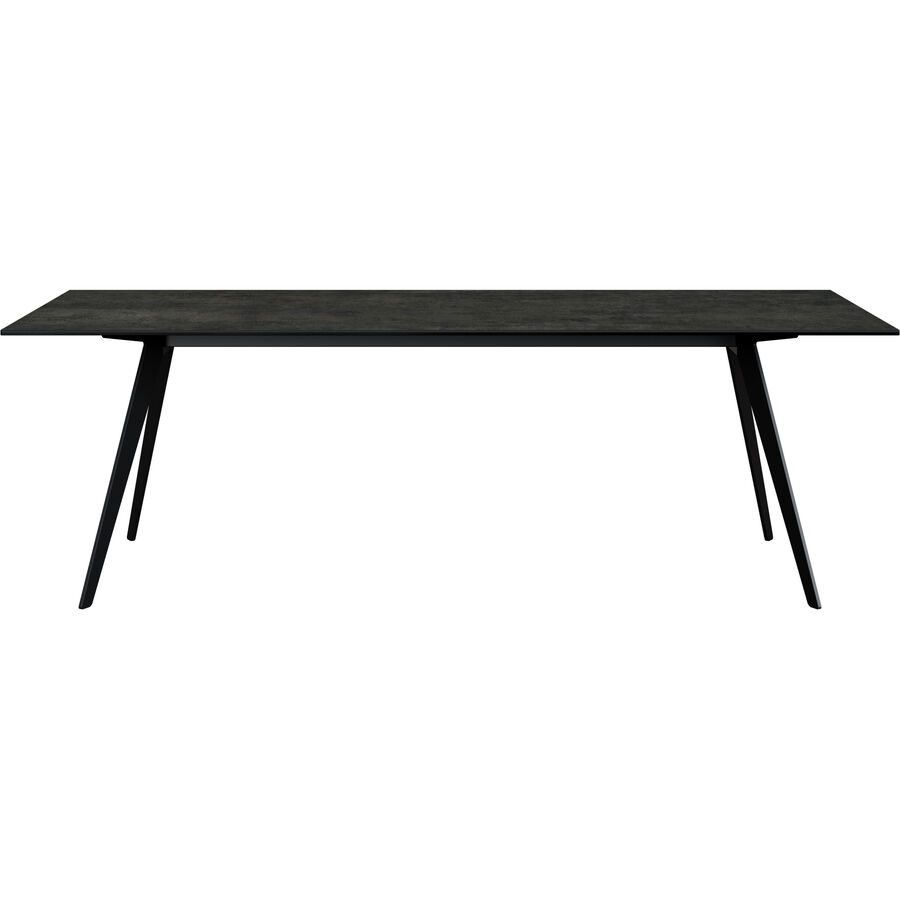 Esstisch Salazar Grau Keramik 100 cm - Farbe: anthrazit - Esstisch