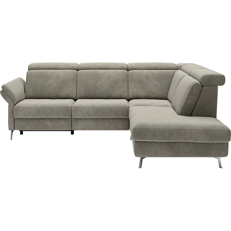 Sofa Susten Braun/Grau Polyester 204 cm 180 cm - Farbe: taupe - Sofa