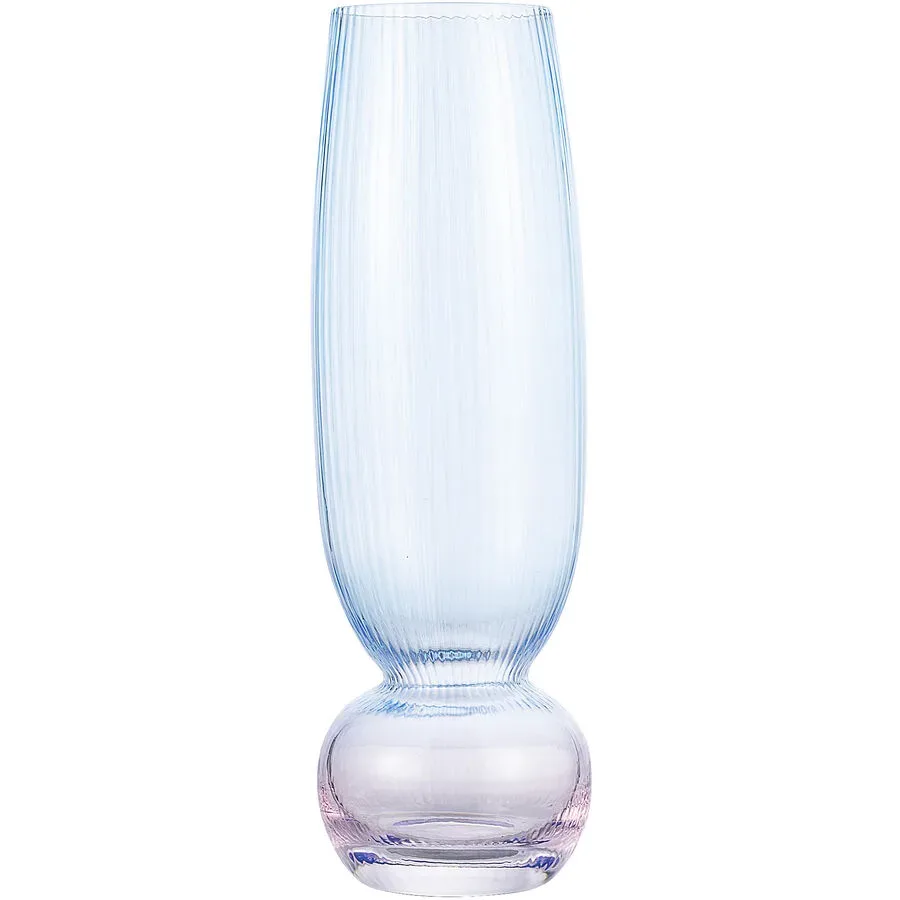 Champagnerglas Rhea Blau/Lila Glas H19.5 cm D8 cm - Farbe: blau / pink - Champagnerglas