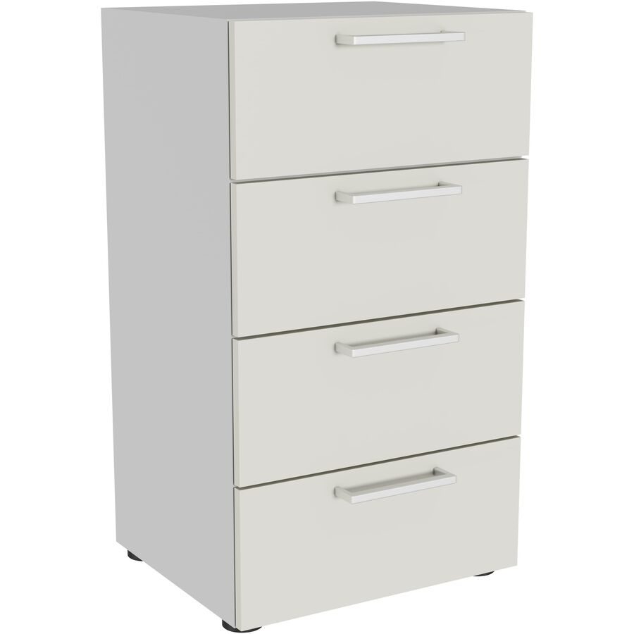 Kommode Window Beige/Grau Holzwerkstoff 41 cm 35 cm - Farbe: Greige - Möbel Konfigurator: Traummöbel individuell zusammenstellen - Schweizer