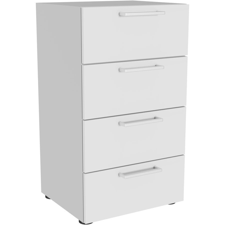 Kommode Window Weiss/Grau Holzwerkstoff 41 cm 35 cm - Farbe: weiss/hellgrau - Möbel Konfigurator: Traummöbel individuell zusammenstellen - Schweizer