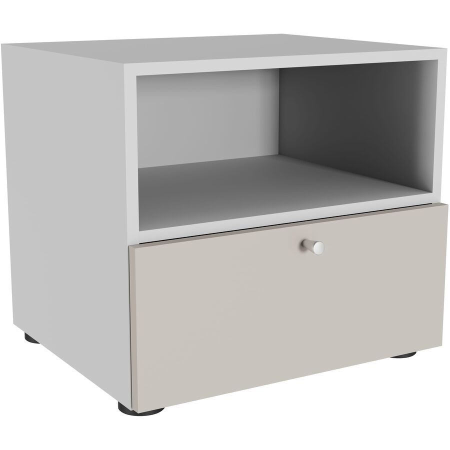 Nachttisch Window Braun Holzwerkstoff 41 cm - Farbe: havannabraun - Möbel Konfigurator: Traummöbel individuell zusammenstellen - Nachttisch