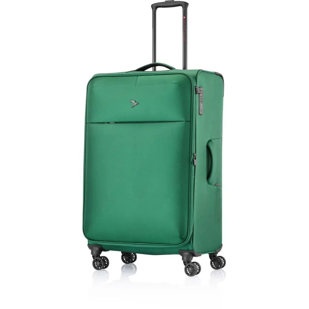 Pack Easy - Weichschalenkoffer, Spinner, 76 CM, Weichschalenkoffer, Spinner, 76 CM, Grün