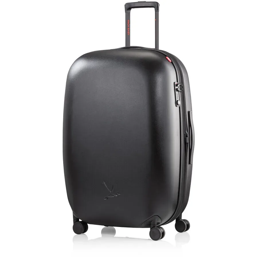 Pack Easy Gen T 4 Rollen Trolley 74 cm mit Dehnfalte Reisetaschen 1 ct Schwarz