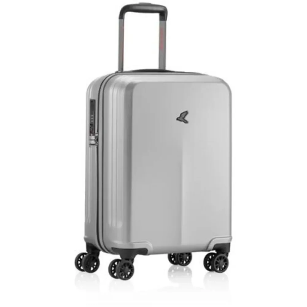 Pack Easy - Hartschalenkoffer, Spinner, 54cm, Hartschalenkoffer, Spinner, 54cm, Silber