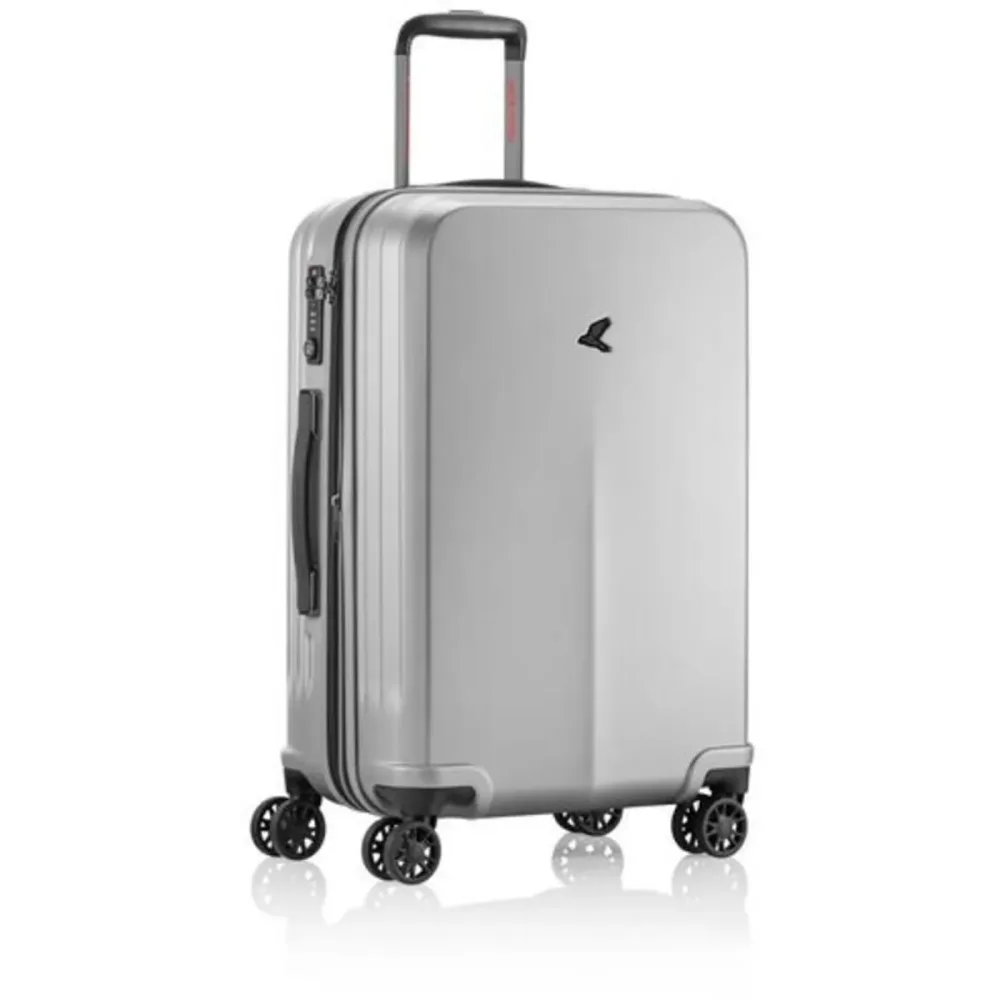 Pack Easy - Hartschalenkoffer, Spinner, 66cm, Hartschalenkoffer, Spinner, 66cm, Silber