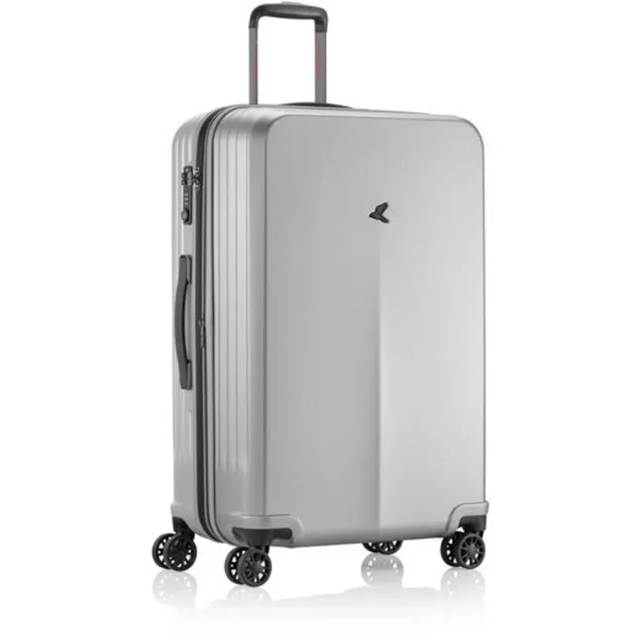 Pack Easy - Hartschalenkoffer, Spinner, 76 CM, Hartschalenkoffer, Spinner, 76 CM, Silber