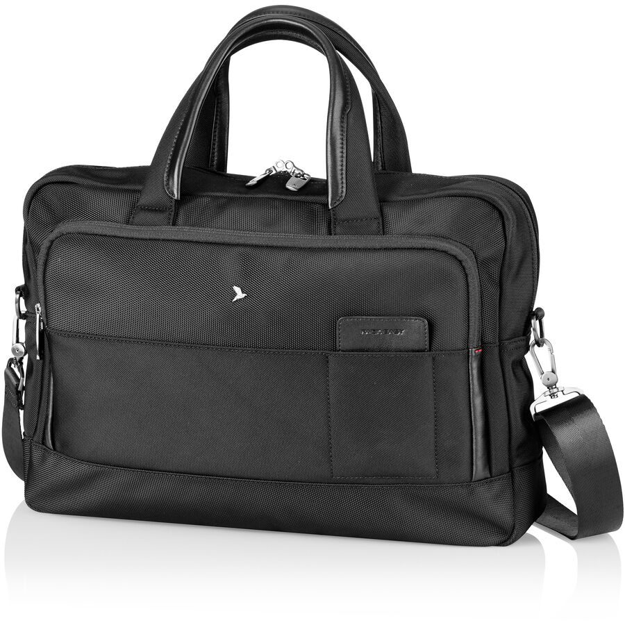 Pack Easy Horizon Aktentasche 41 cm Laptopfach Laptoptaschen 1 ct Schwarz Herren