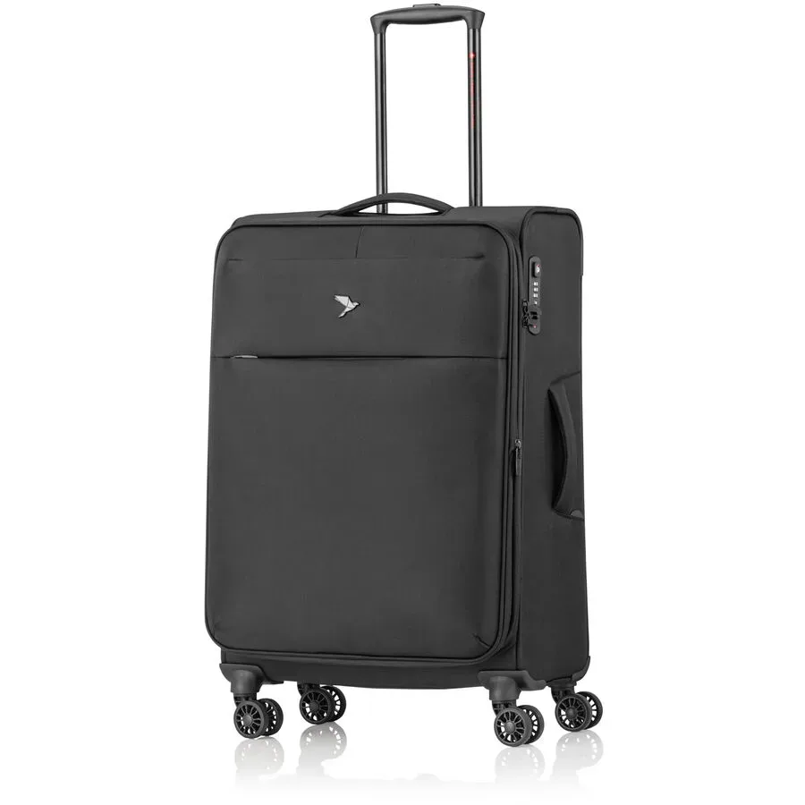 Pack Easy - Weichschalenkoffer, Spinner, 65 CM, Weichschalenkoffer, Spinner, 65 CM, Black