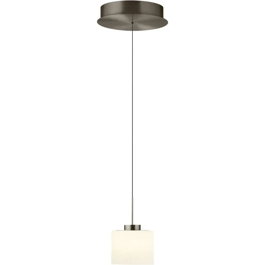 Pendellampe Elli Bronze Aluminium/Eisen 26 cm - LED - Lichtfarbe: Warmweiss - Pendellampe- LED Energiesparlampe