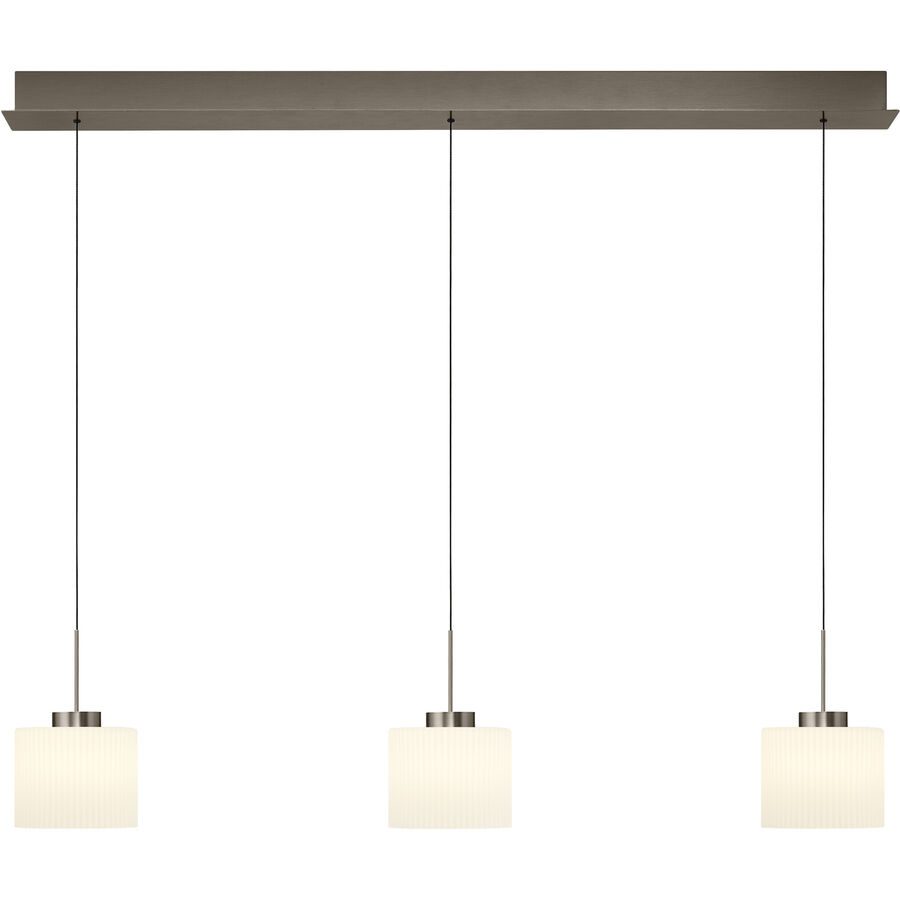 Pendellampe Elli Bronze Aluminium/Eisen 110 cm - LED - Lichtfarbe: Warmweiss - Pendellampe- LED Energiesparlampe