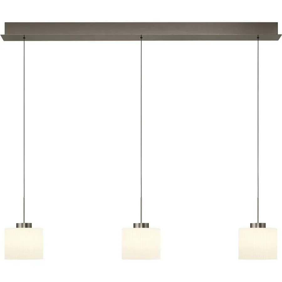 Pendellampe Elli Bronze Aluminium/Eisen 110 cm - LED - Lichtfarbe: Warmweiss - Pendellampe- LED Energiesparlampe