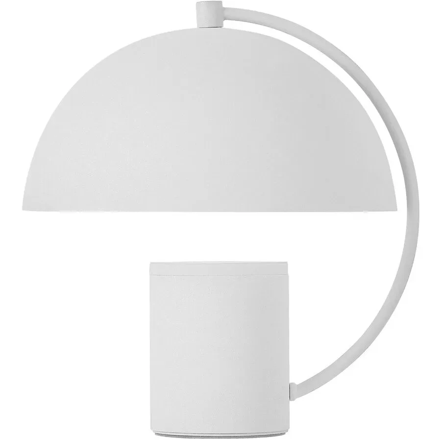 Tischlampe Hedda Weiss Aluminium/Eisen 24 cm 27 cm - LED - Lichtfarbe: Warmweiss - Tischlampe- LED Energiesparlampe