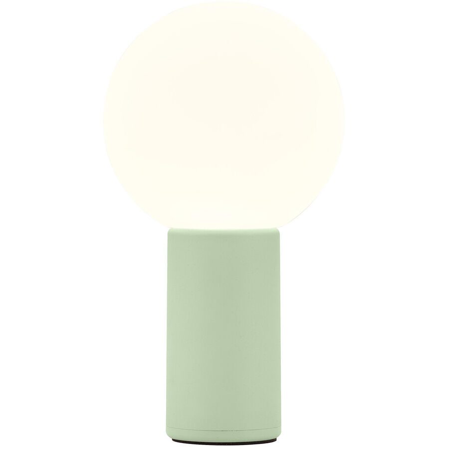 Tischlampe Tiny Grün Aluminium/Eisen 10 cm 18 cm - Farbe: mintgrün - LED - Lichtfarbe: Warmweiss - Tischlampe- LED Energiesparlampe