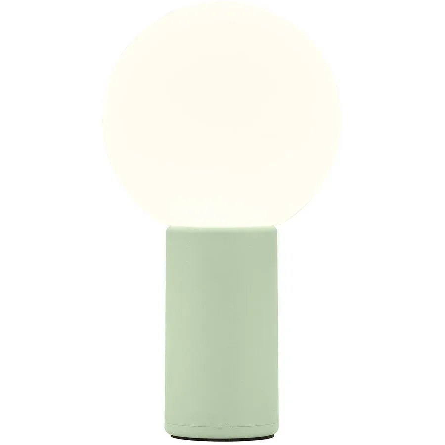Tischlampe Tiny Grün Aluminium/Eisen 10 cm 18 cm - Farbe: mintgrün - LED - Lichtfarbe: Warmweiss - Tischlampe- LED Energiesparlampe
