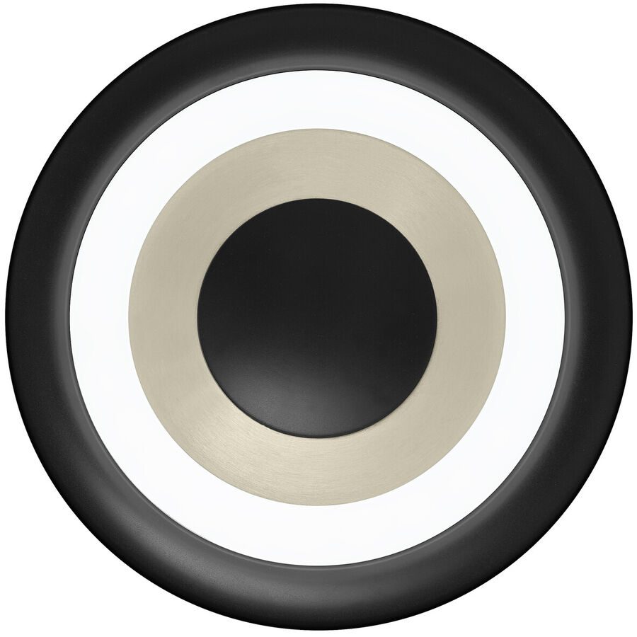 Deckenlampe Speaker Beige Aluminium/Eisen 40 cm - Farbe: sand - LED - Lichtfarbe: Extra warmweiss - Helles Neutralweiss - Deckenlampe- LED
