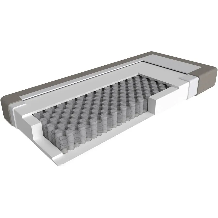 Matratze CircleRevo med 90x200 - Farbe: Weiss - Material: Schaumstoff - Matratze