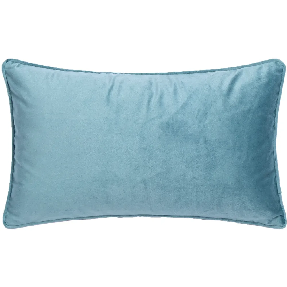 Zierkissen Hanna 30x50cm hellblau - Material: Leinen - Zierkissen