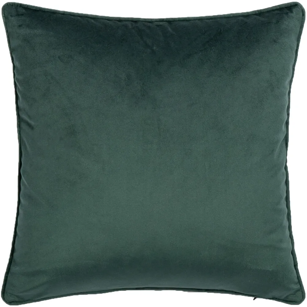 Zierkissen Hanna 45x45cm dunkelgrün - Material: Leinen - Zierkissen