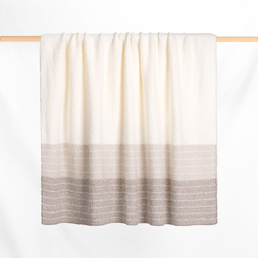 Wohndecke Alina 130x170cm taupe - Material: 100% Polyester - Wohndecke