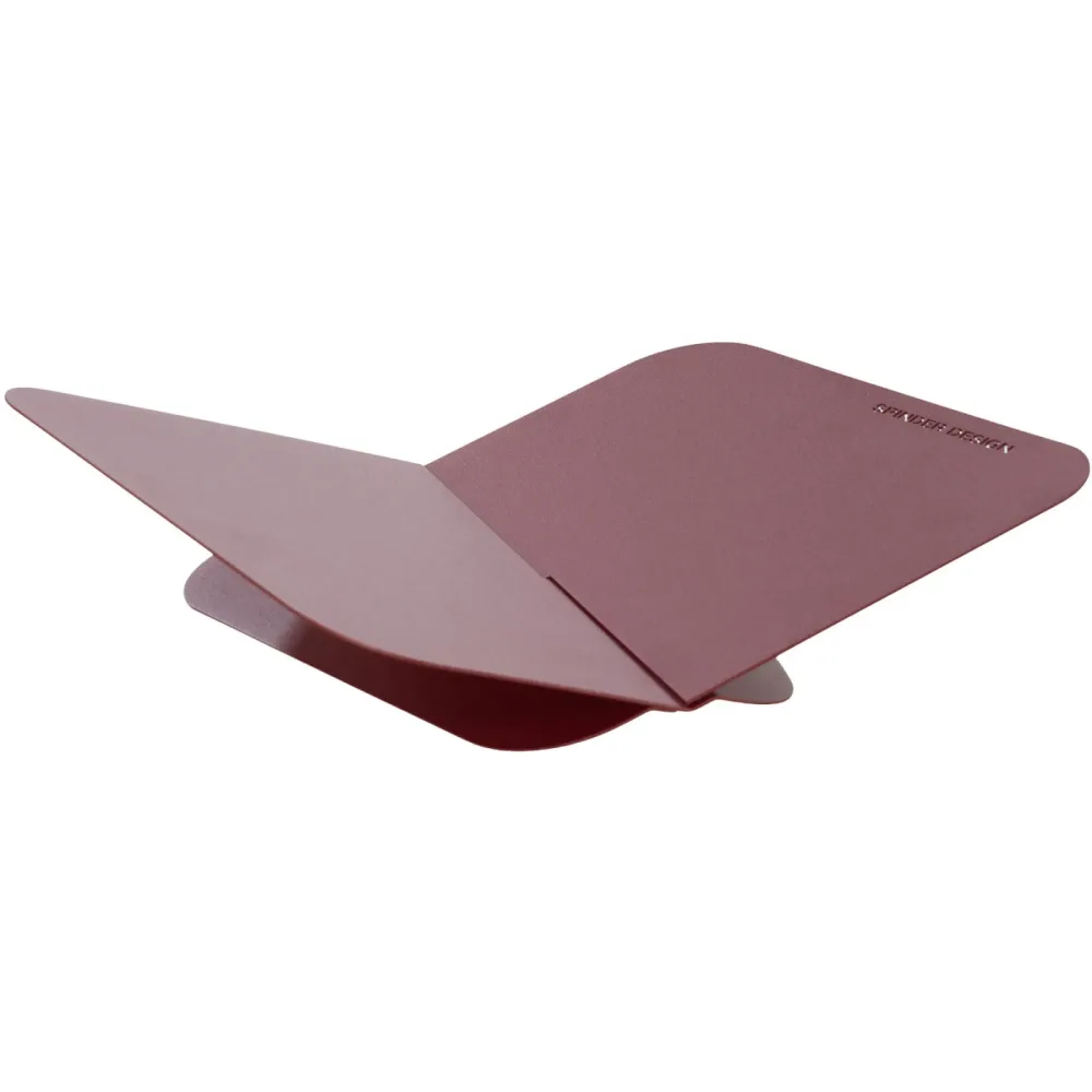 Spinder Design Bücherständer Hesta - Farbe: Rot - Material: Stahl - Bücherständer