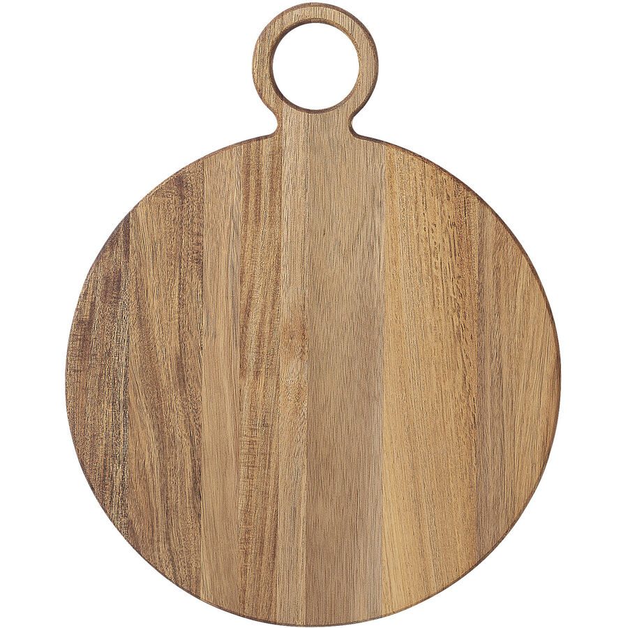Servierbrett Ronda Braun Holz D35cm L44cm - Material: Akazie - Servierbrett