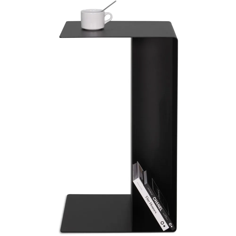 Spinder Design Beistelltisch Hesta Schwarz Metall 30 cm - Material: Stahl - Beistelltisch