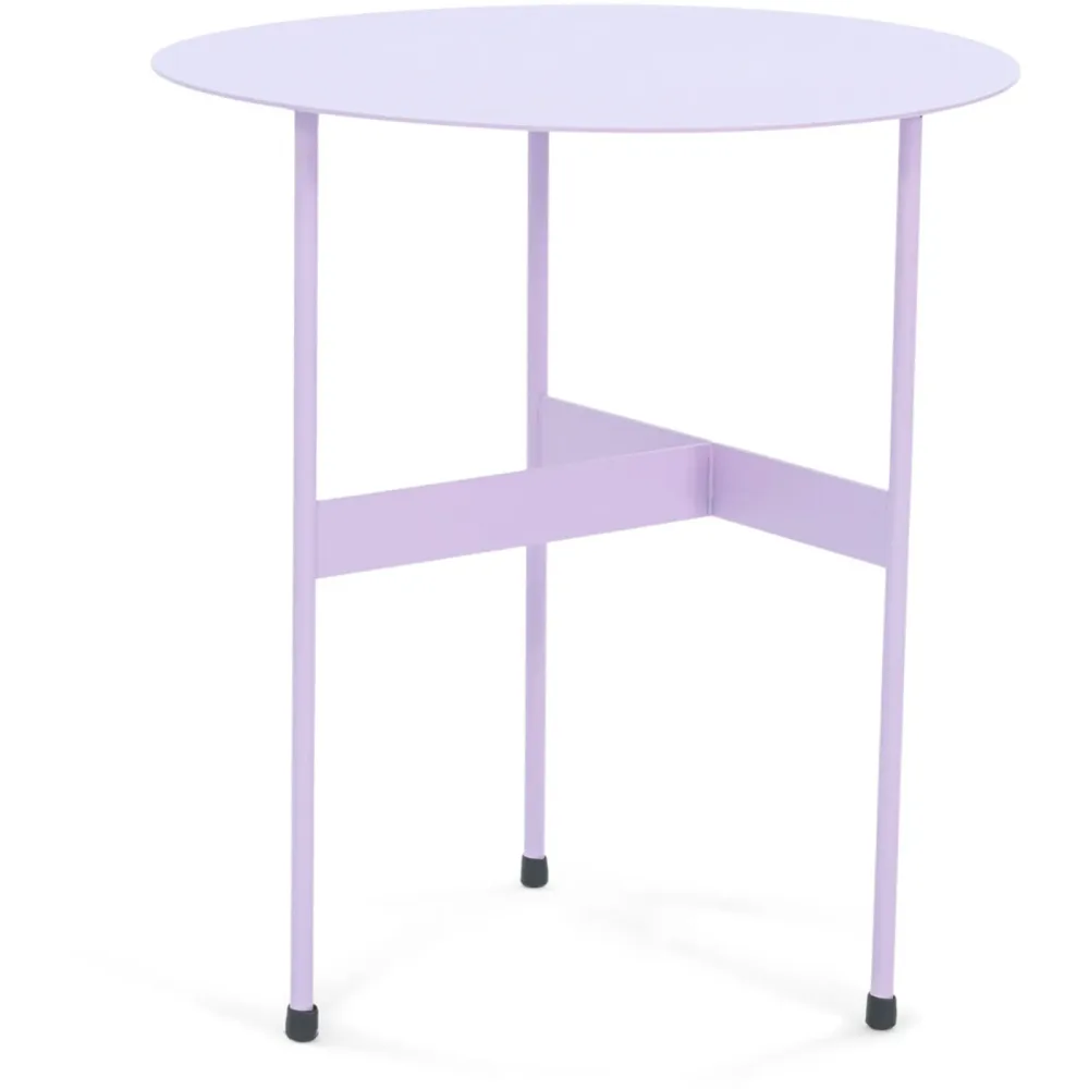 Spinder Design Beistelltisch Hesta Lila Stahl 45 cm