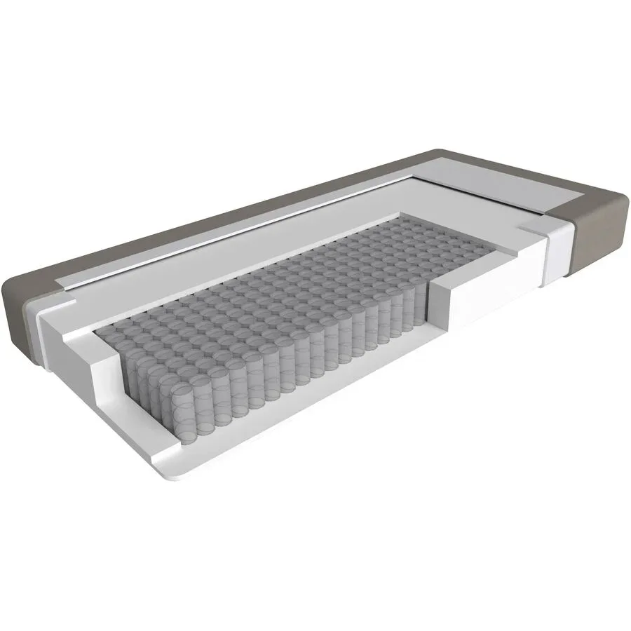 Matratze Circle Loop med. 90x200 - Farbe: Weiss - Material: Schaumstoff - Matratze