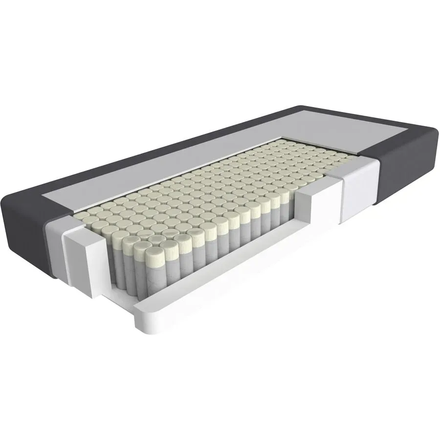 Matratze Circle Flow med 140x200 - Farbe: Weiss - Material: Schaumstoff - Matratze