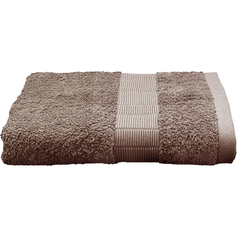 Handtuch Cleo 50x100cm taupe - Material: Baumwolle - Handtuch